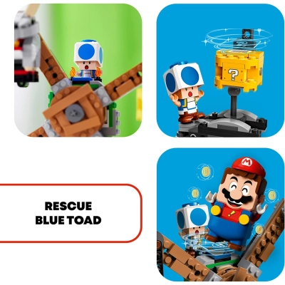 Lego Super Mario: Pacote de Extensão A derrubada de Reznor - 71390