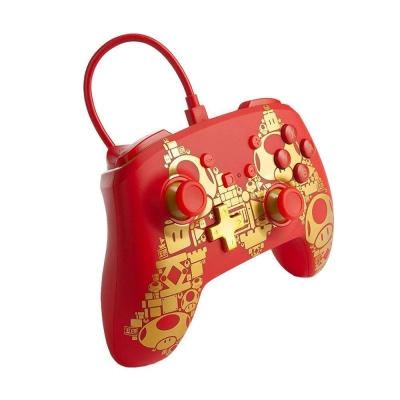 Controle Super Mario Golden M Power A - Nintendo Switch