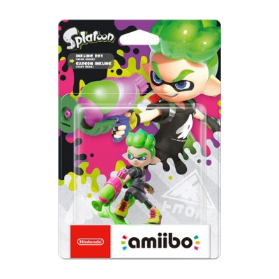Amiibo Inkling Boy Neon Green - Splatoon Collection