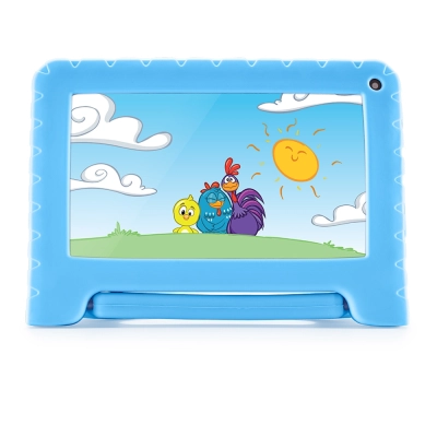 Tablet Multilaser Galinha Pintadinha 32GB Tela 7 Pol Android 13 Kids Space - NB401