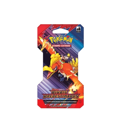 Pacote de Booster Pokémon: Escarlate e Violeta - Rivais Predestinados - Ho-oh